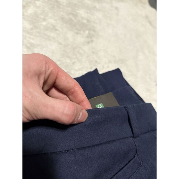 New Banana Republic Slim Straight Womens Blue Cropped Pants Size 6‎ - Picture 10 of 10